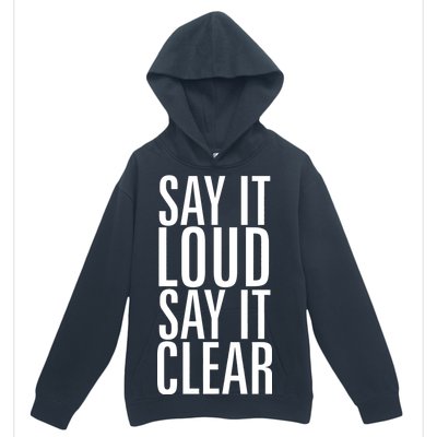 Say It Loud - Say It Clear - Resist Urban Pullover Hoodie