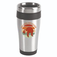 Say Less Do Lesser Sloth Retro 16oz Travel Tumbler