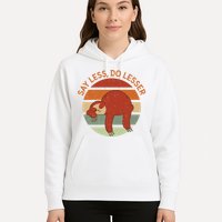 Say Less Do Lesser Sloth Retro Hoodie