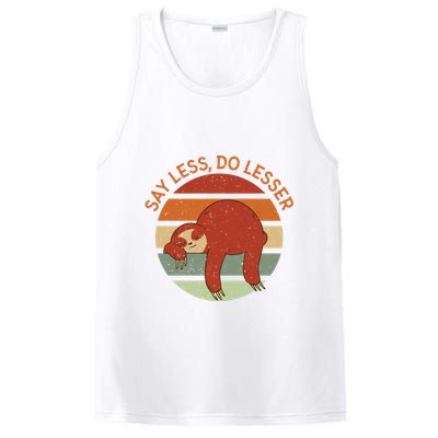 Say Less Do Lesser Sloth Retro PosiCharge Competitor Tank