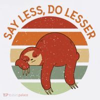 Say Less Do Lesser Sloth Retro Wool Snapback Cap