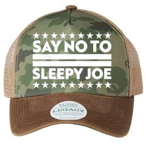 Say No To Sleepy Joe Pro-Trump Legacy Tie Dye Trucker Hat