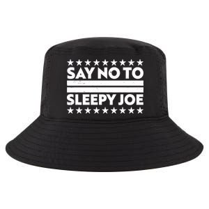 Say No To Sleepy Joe Pro-Trump Cool Comfort Performance Bucket Hat