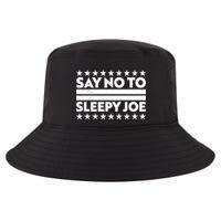Say No To Sleepy Joe Pro-Trump Cool Comfort Performance Bucket Hat