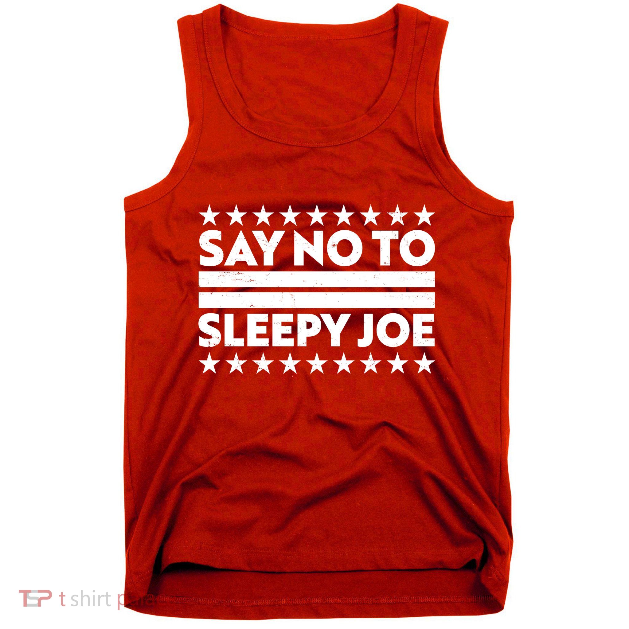 Say No To Sleepy Joe Pro-Trump Tank Top