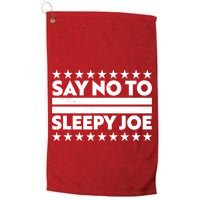 Say No To Sleepy Joe Pro-Trump Golf Towel