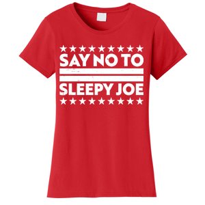 Say No To Sleepy Joe Pro-Trump Women's T-Shirt