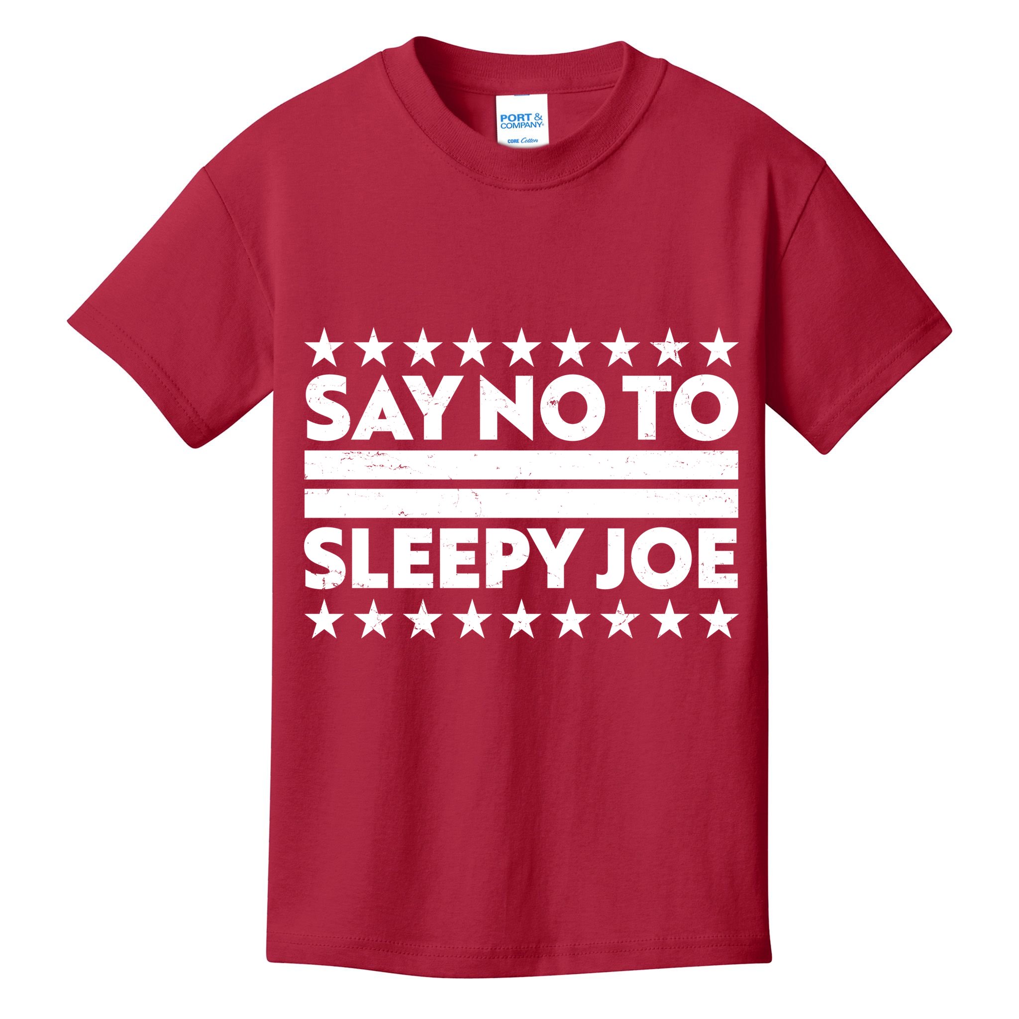 Say No To Sleepy Joe Pro-Trump Kids T-Shirt