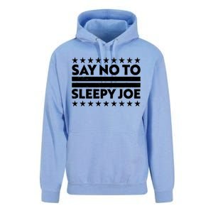 Say No To Sleepy Joe Pro-Trump Unisex Surf Hoodie