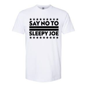 Say No To Sleepy Joe Pro-Trump Softstyle CVC T-Shirt