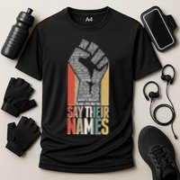 Say Their Names Black Lives Matter Remembering Victim Names Cooling Performance Crew T-Shirt