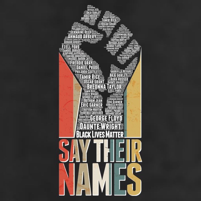 Say Their Names Black Lives Matter Remembering Victim Names Adult Drive Performance Visor