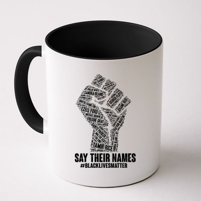 Say Their Names #BLACKLIVESMATTER Coffee Mug