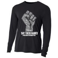 Say Their Names #BLACKLIVESMATTER Cooling Performance Long Sleeve Crew