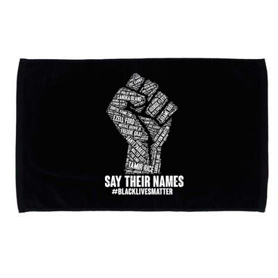 Say Their Names #BLACKLIVESMATTER Microfiber Hand Towel