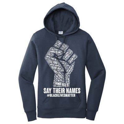 Say Their Names #BLACKLIVESMATTER Women's Pullover Hoodie