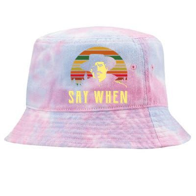 Say When Vintage Tie-Dyed Bucket Hat