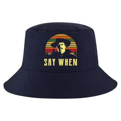 Say When Vintage Cool Comfort Performance Bucket Hat
