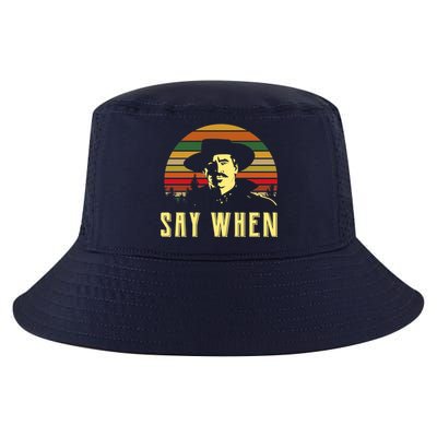 Say When Vintage Cool Comfort Performance Bucket Hat