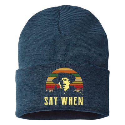 Say When Vintage Sustainable Knit Beanie