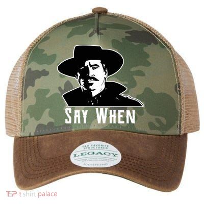 Say When Classic Movie Quote Legacy Tie Dye Trucker Hat