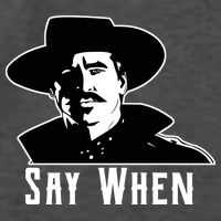 Say When Classic Movie Quote Vector Backpack