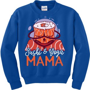 Sushi And Yoga Mama Gift Kids Sweatshirt