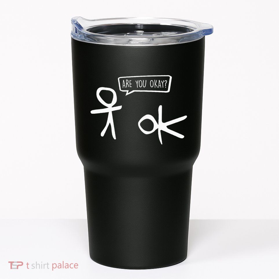 Stickman Are You Ok Cartoon Be Kind Good Help Support Tumbler