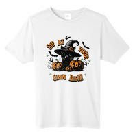 Sit At Your Own Risk Spooky Black Cat Witch Tall Fusion ChromaSoft Performance T-Shirt