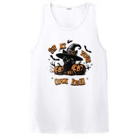 Sit At Your Own Risk Spooky Black Cat Witch PosiCharge Competitor Tank