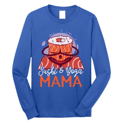 Sushi And Yoga Mama Gift Long Sleeve Shirt