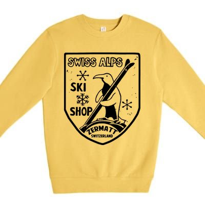 Swiss Alps Zermatt Premium Crewneck Sweatshirt