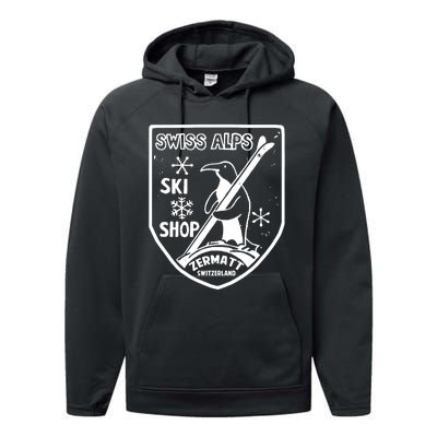 Swiss Alps Zermatt Performance Fleece Hoodie