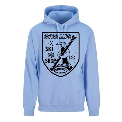 Swiss Alps Zermatt Unisex Surf Hoodie