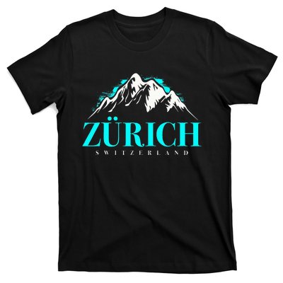 Swiss Alps Zurich Switzerland T-Shirt