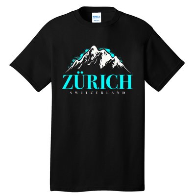 Swiss Alps Zurich Switzerland Tall T-Shirt