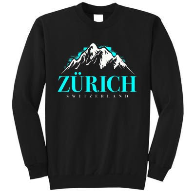 Swiss Alps Zurich Switzerland Tall Sweatshirt