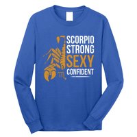 Scorpio Astrology Zodiac Sign Scorpion Horoscope Scorpio Gift Long Sleeve Shirt