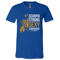 Scorpio Astrology Zodiac Sign Scorpion Horoscope Scorpio Gift V-Neck T-Shirt