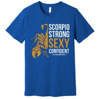 Scorpio Astrology Zodiac Sign Scorpion Horoscope Scorpio Gift Premium T-Shirt