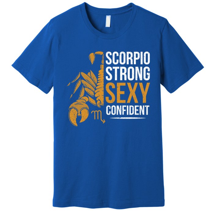 Scorpio Astrology Zodiac Sign Scorpion Horoscope Scorpio Gift Premium T-Shirt