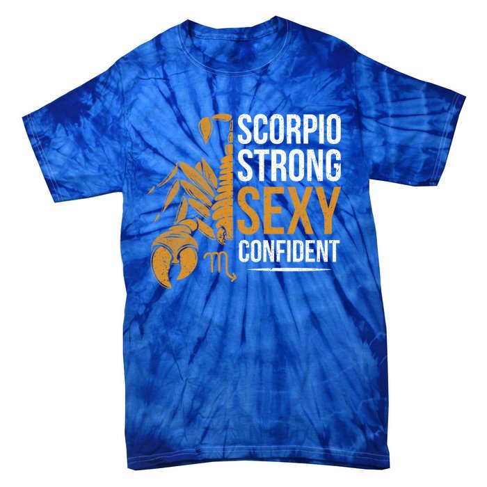 Scorpio Astrology Zodiac Sign Scorpion Horoscope Scorpio Gift Tie-Dye T-Shirt