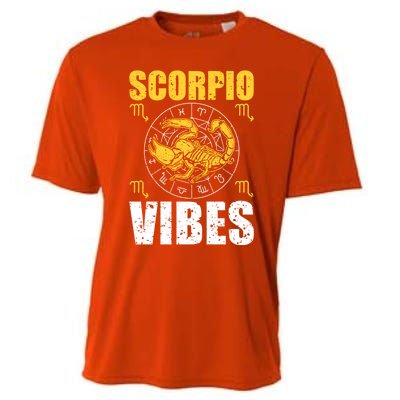 Scorpio Astrology Zodiac Sign Scorpion Horoscope Scorpio Cool Gift Cooling Performance Crew T-Shirt