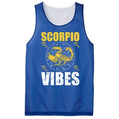 Scorpio Astrology Zodiac Sign Scorpion Horoscope Scorpio Cool Gift Mesh Reversible Basketball Jersey Tank