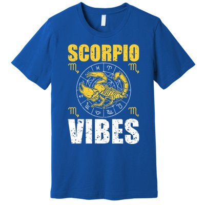 Scorpio Astrology Zodiac Sign Scorpion Horoscope Scorpio Cool Gift Premium T-Shirt