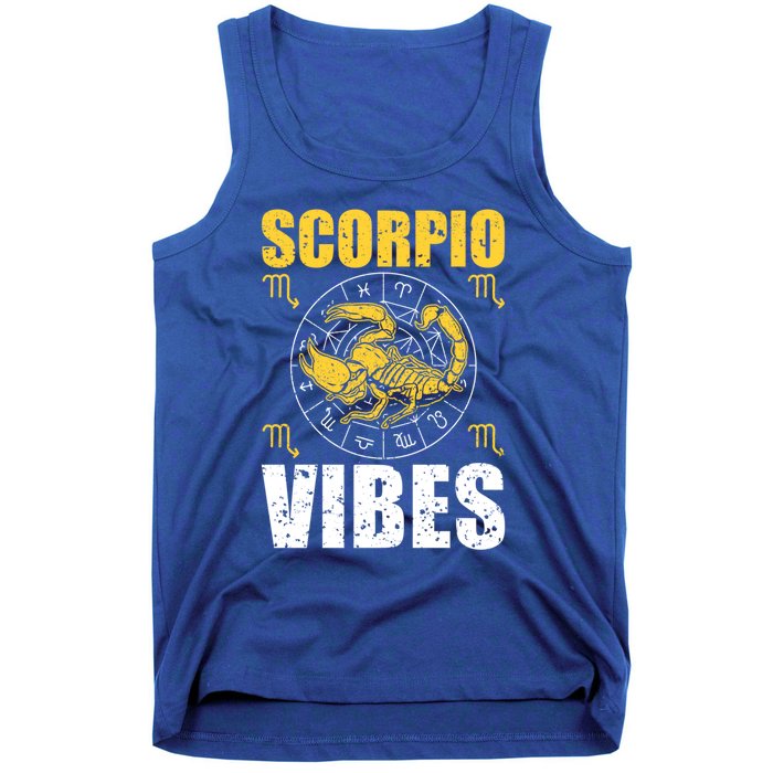 Scorpio Astrology Zodiac Sign Scorpion Horoscope Scorpio Cool Gift Tank Top