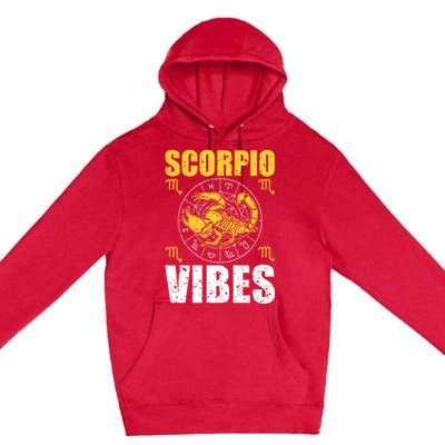 Scorpio Astrology Zodiac Sign Scorpion Horoscope Scorpio Cool Gift Premium Pullover Hoodie