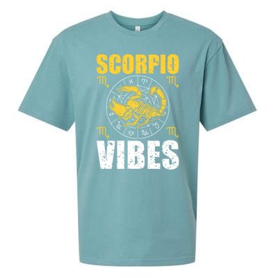 Scorpio Astrology Zodiac Sign Scorpion Horoscope Scorpio Cool Gift Sueded Cloud Jersey T-Shirt