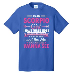 Scorpio Astrology Zodiac Sign Horoscope Scorpio Cute Gift Tall T-Shirt