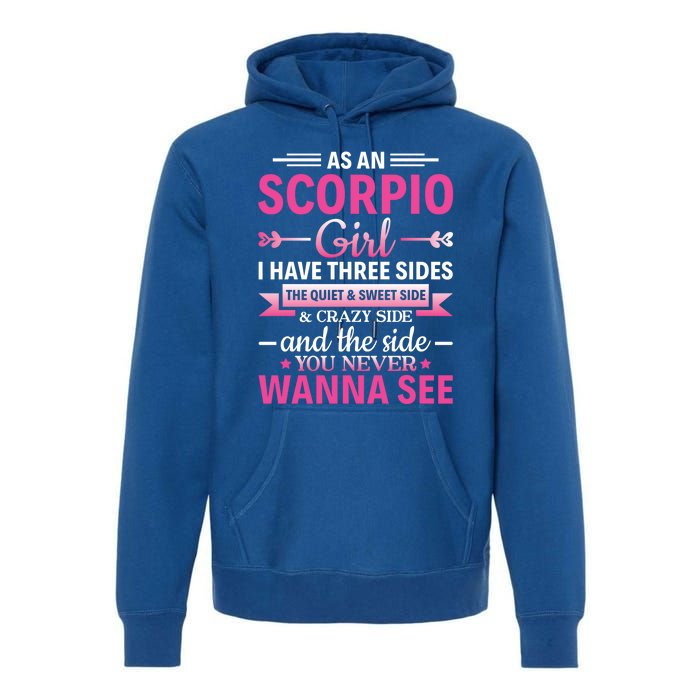 Scorpio Astrology Zodiac Sign Horoscope Scorpio Cute Gift Premium Hoodie